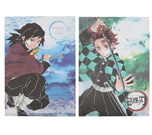 Amazon | 鬼滅の刃 和風クリアファイル 竈門炭治郎＆冨岡義勇